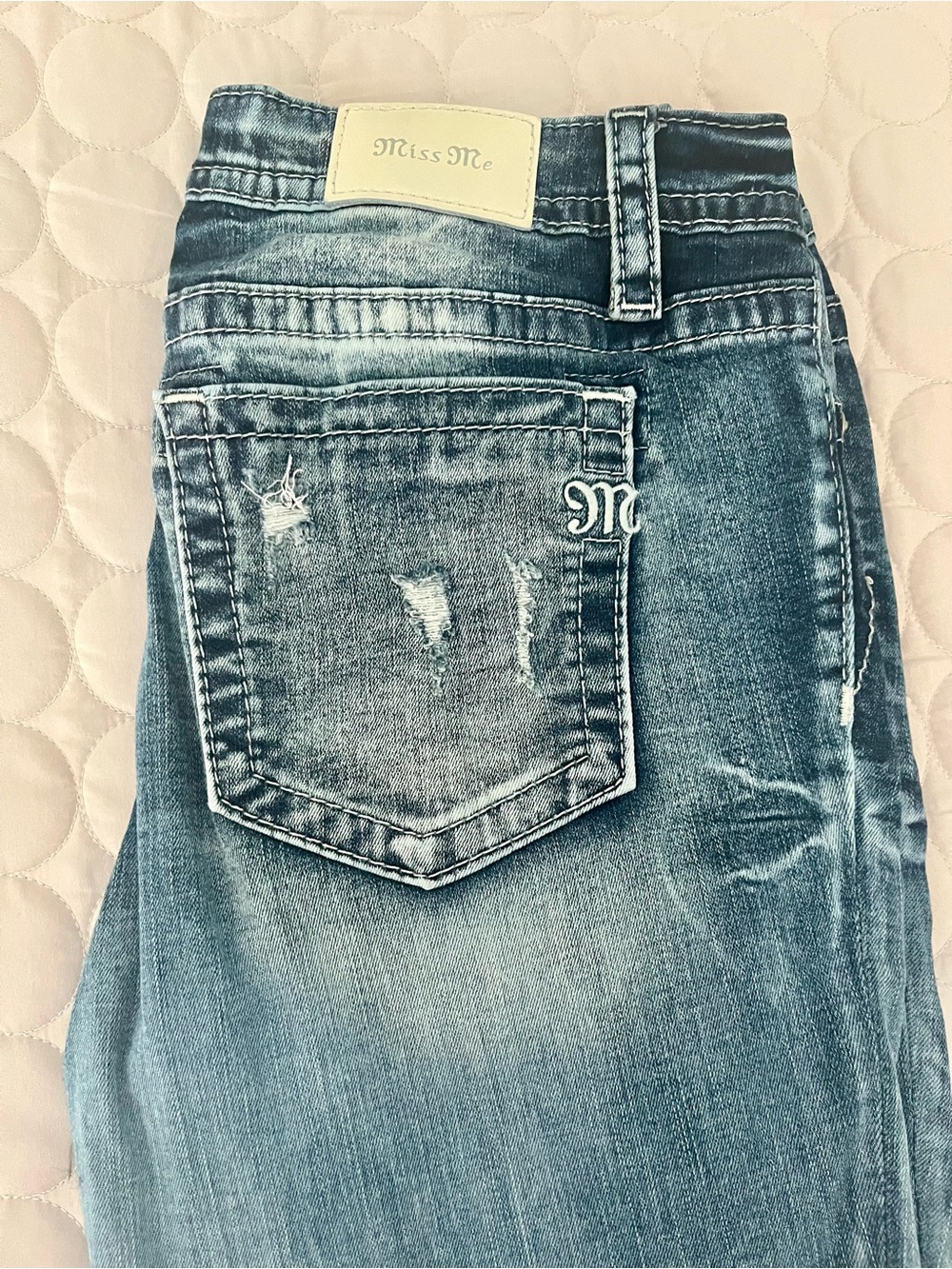 Miss Me Women’s Blue Slim Straight Jeans